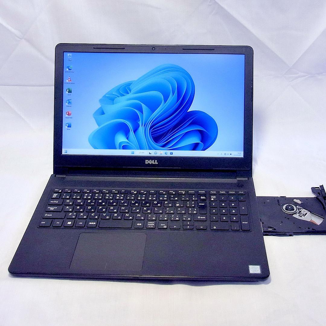 15型デルノートPC／第10世代／32GB／SSD／オフィス／Windows11