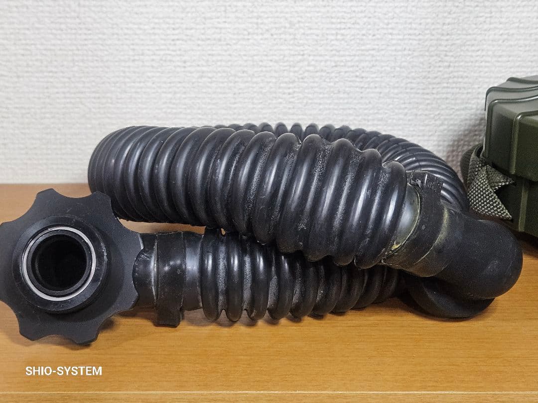 【未開封】M40A1ガスマスクフルセット + 戦闘車両仕外付けホース付