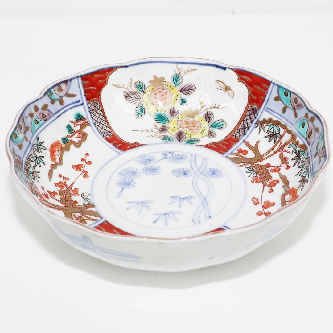 古伊万里 金襴手 松竹梅 膾皿 15客