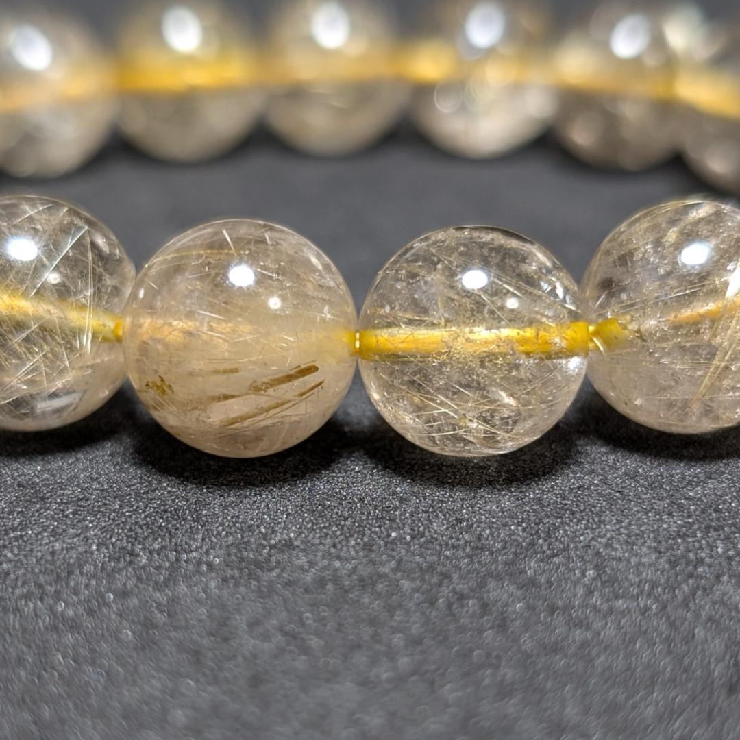 一点物 訳アリ価格 一部凹みあり ゴールドルチルブレスレット 12ミリ