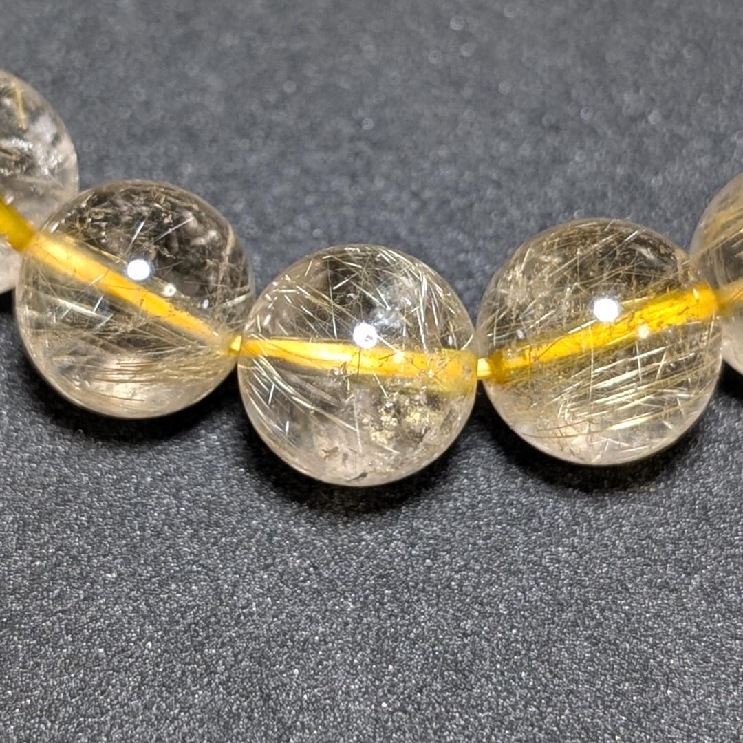 一点物 訳アリ価格 一部凹みあり ゴールドルチルブレスレット 12ミリ