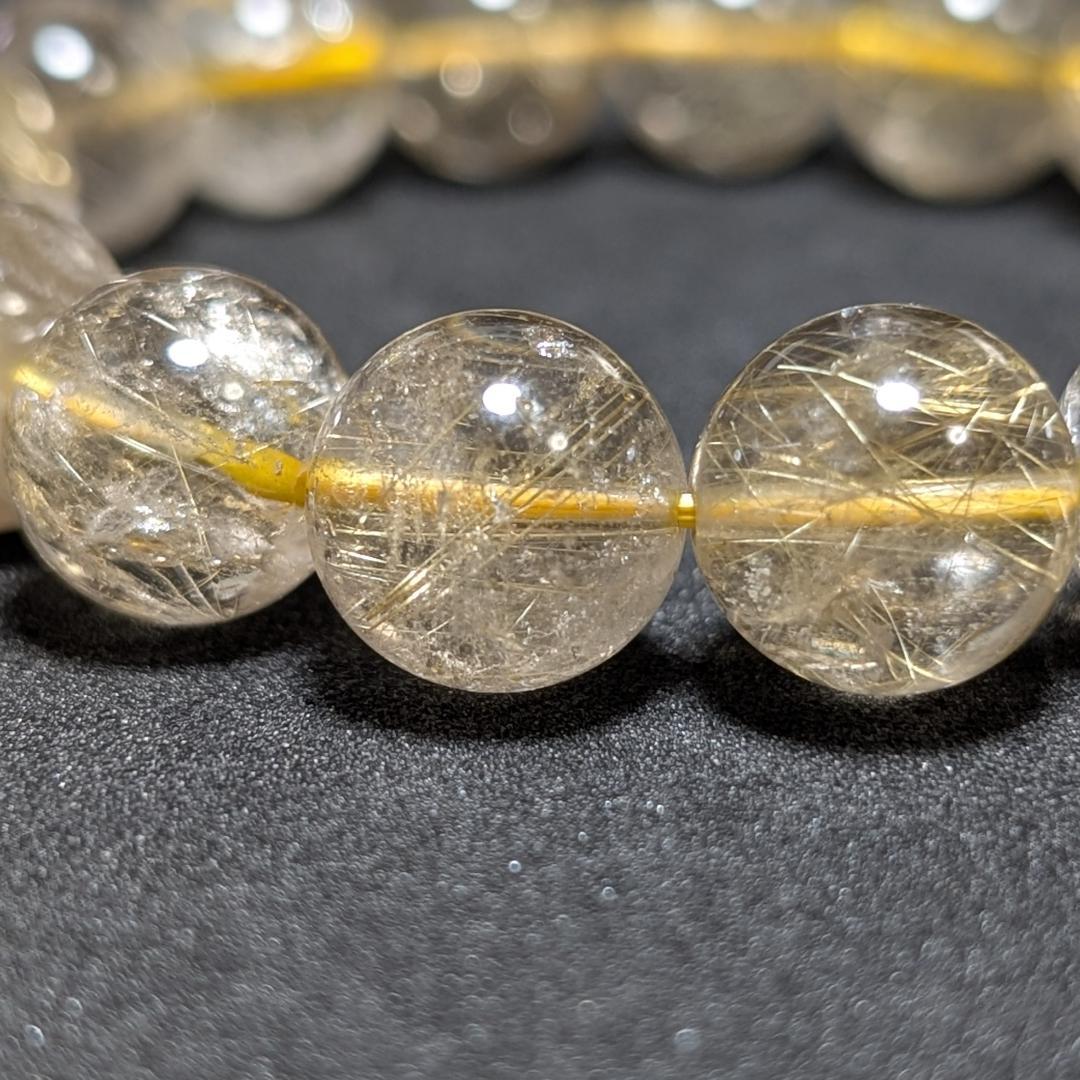 一点物 訳アリ価格 一部凹みあり ゴールドルチルブレスレット 12ミリ