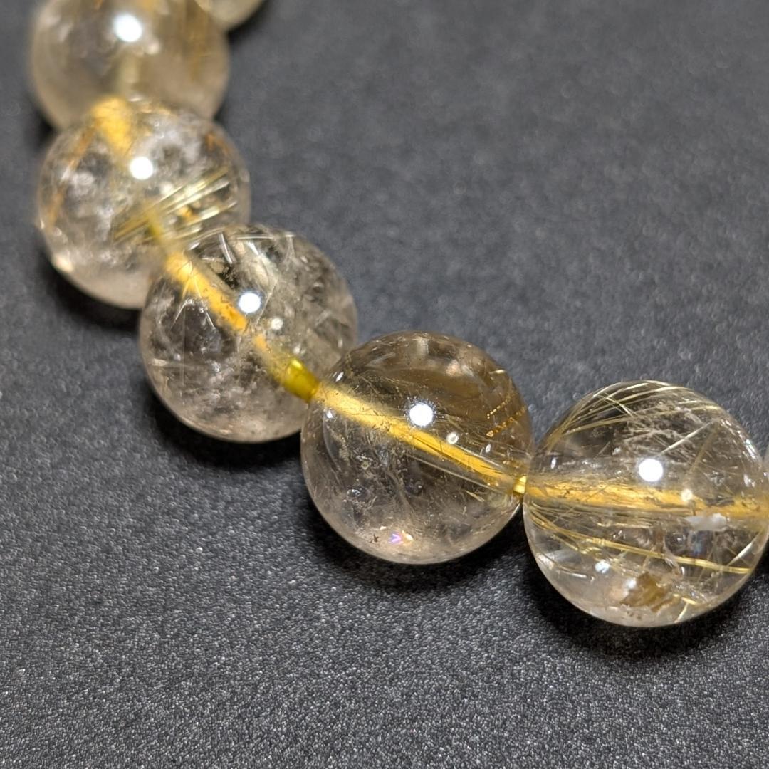 一点物 訳アリ価格 一部凹みあり ゴールドルチルブレスレット 12ミリ