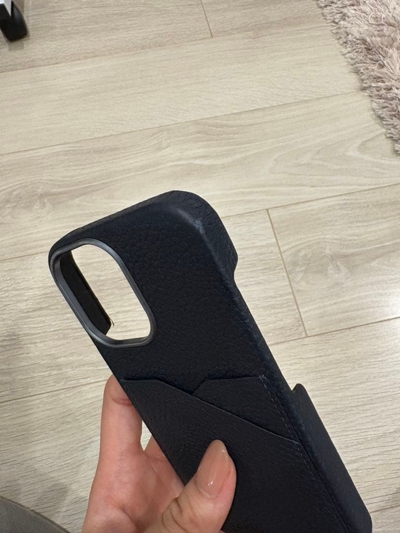 BONAVENTURA iPhone16用ケース ネイビー