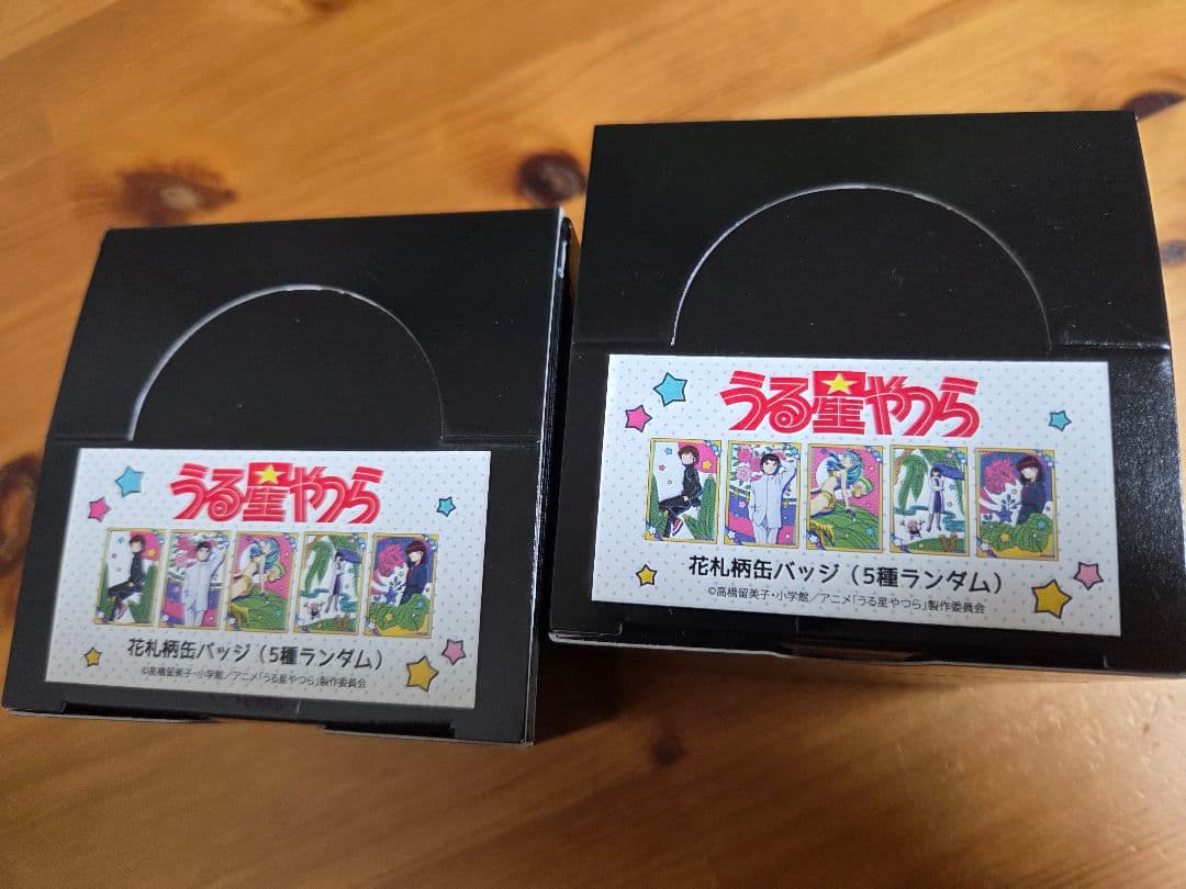 うる星やつら　花札柄　缶バッジ　10個セット