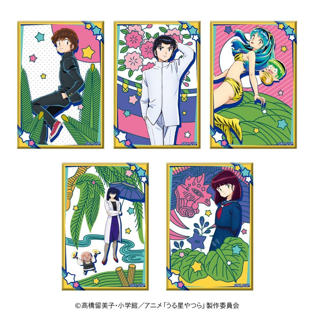 うる星やつら　花札柄　缶バッジ　10個セット