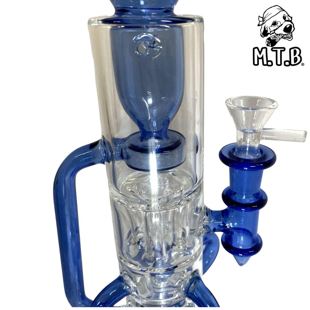 ☆送料無料☆ 究極リサイクラー ガラスボング 高さ約35cm 水パイプ ボング