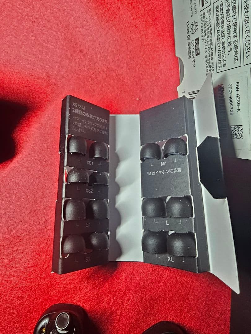 Technics AZ80 ワイヤレスイヤホン 本体とイヤーピース