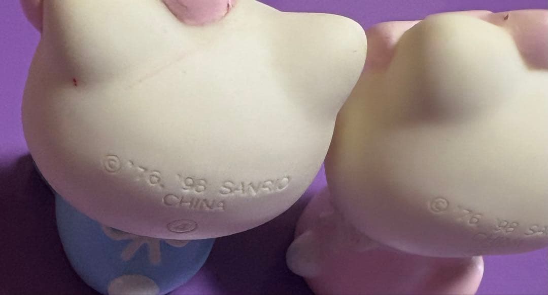 サンリオ　ハローキティ　キティ　マスコット　置き物　1998年　レトロ　当時物