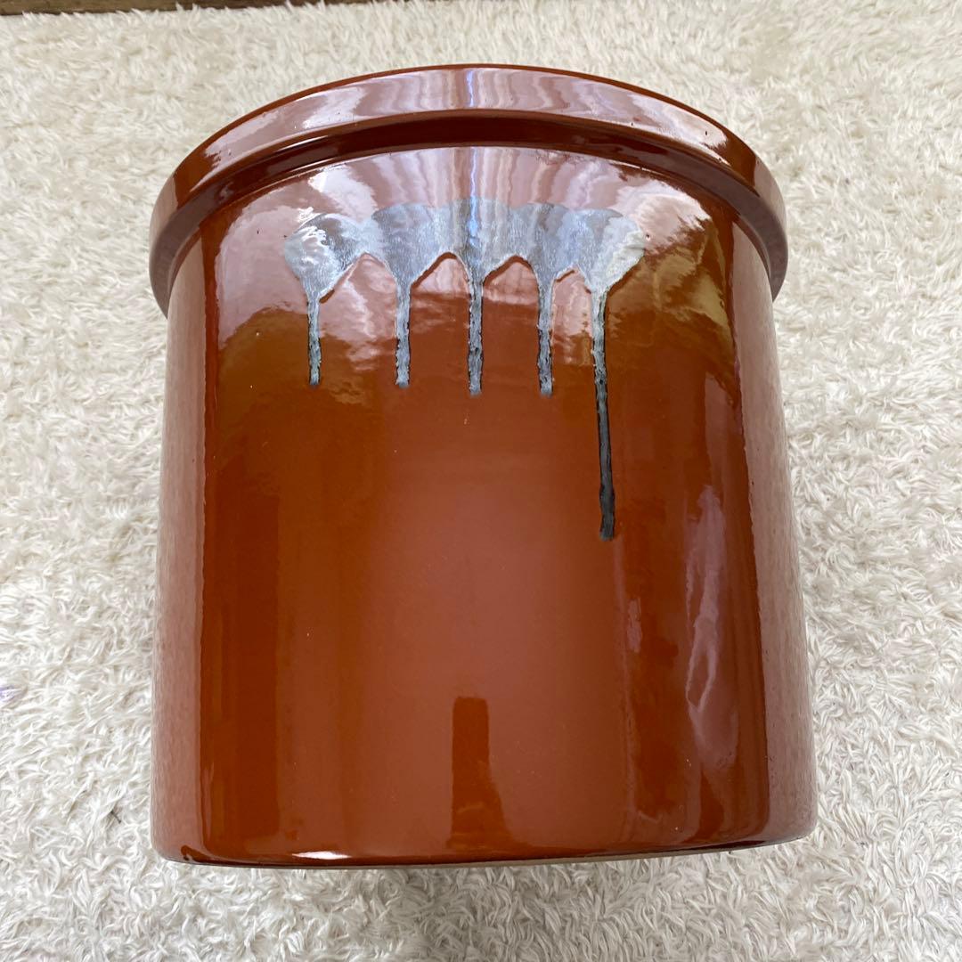 常滑焼 久松窯 切立蓋付 8号　日本製　容器