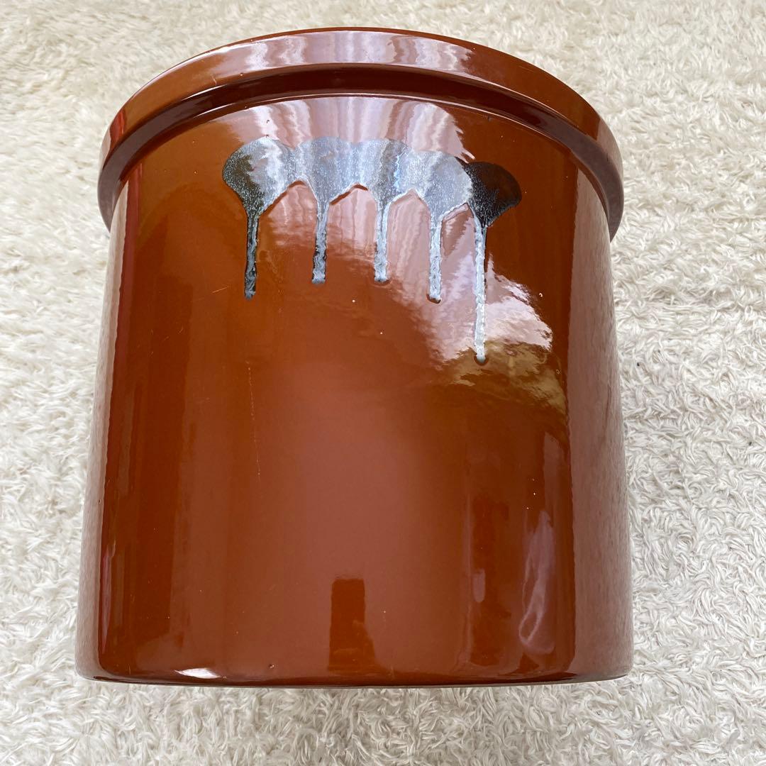 常滑焼 久松窯 切立蓋付 8号　日本製　容器