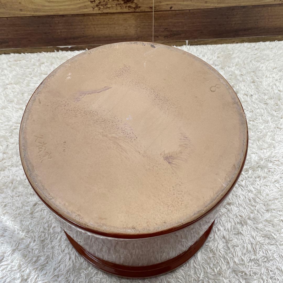 常滑焼 久松窯 切立蓋付 8号　日本製　容器