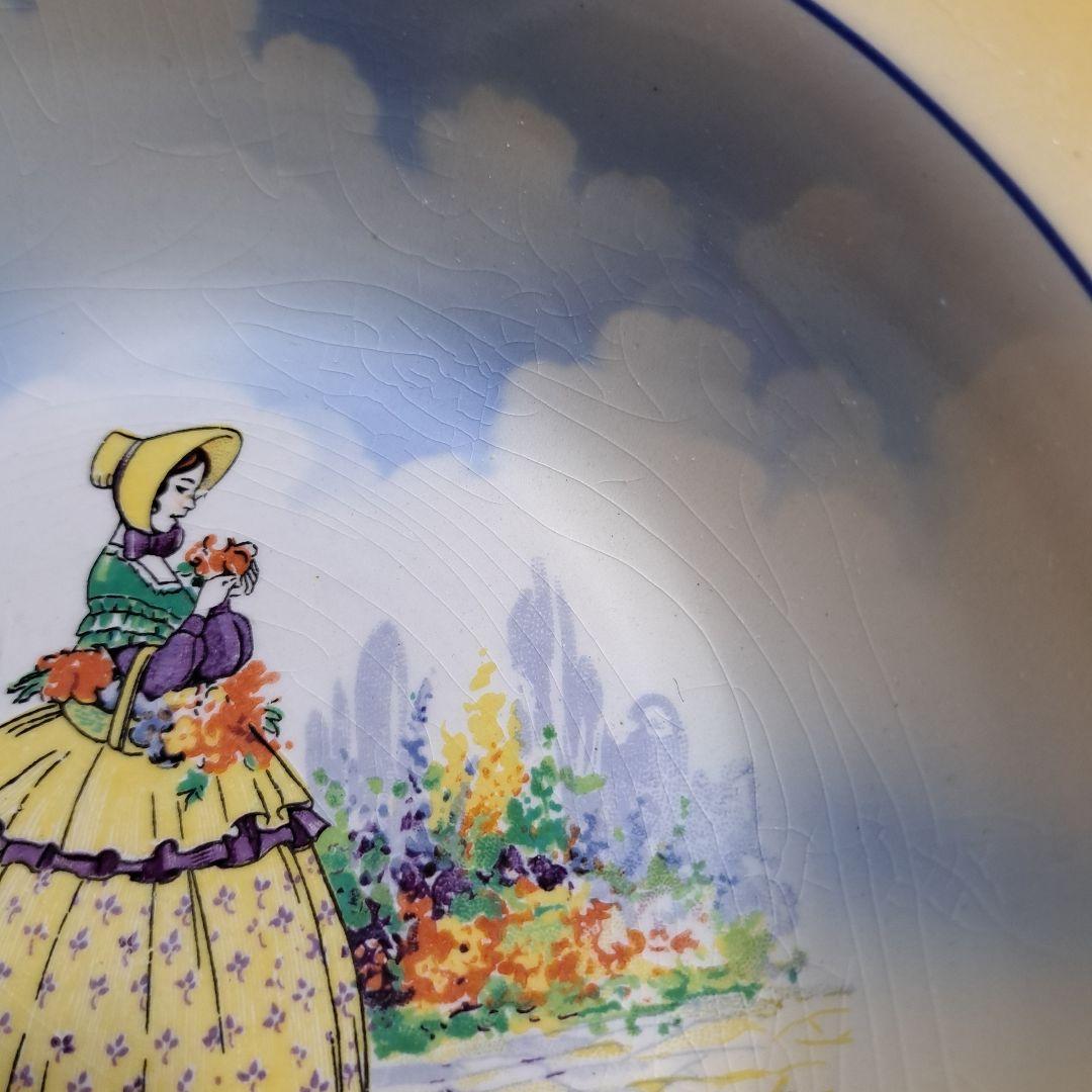 1920～1930年　イギリス FALCON WARE サービスボウル