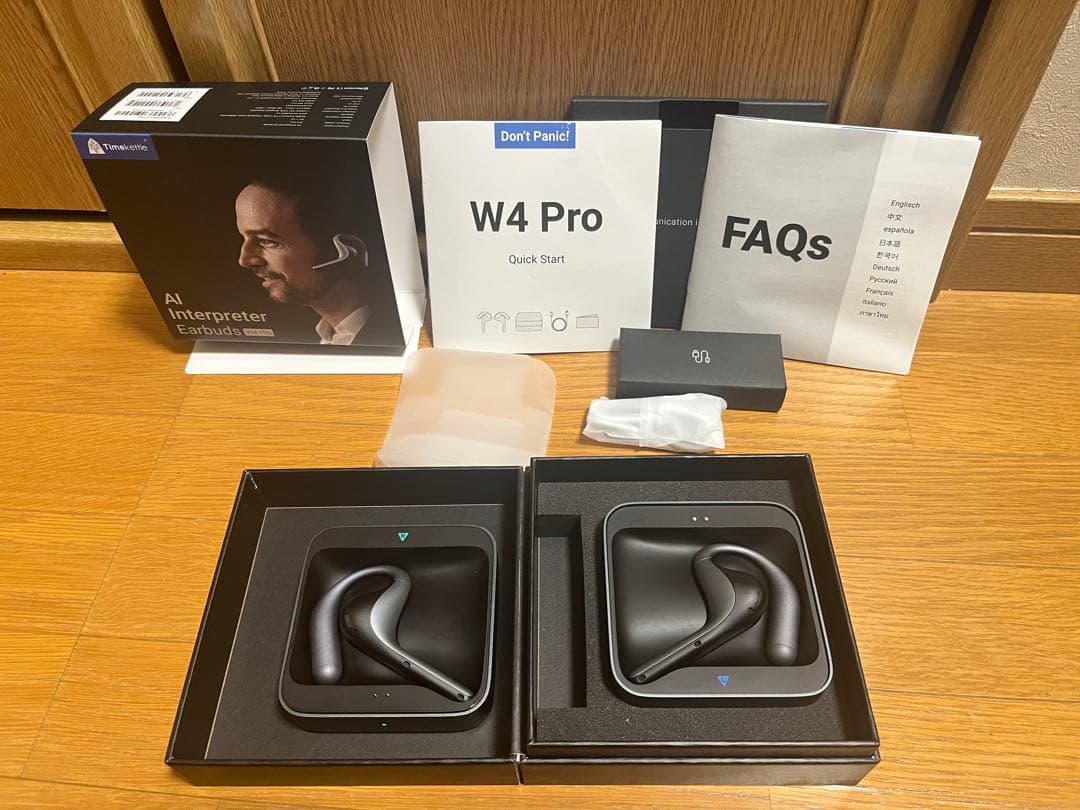 Time kettle AI通訳イアフォン　v4 Pro