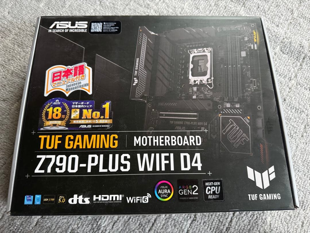 CPU Intel i9 14900K + ASUS Z790 + RAM128GB