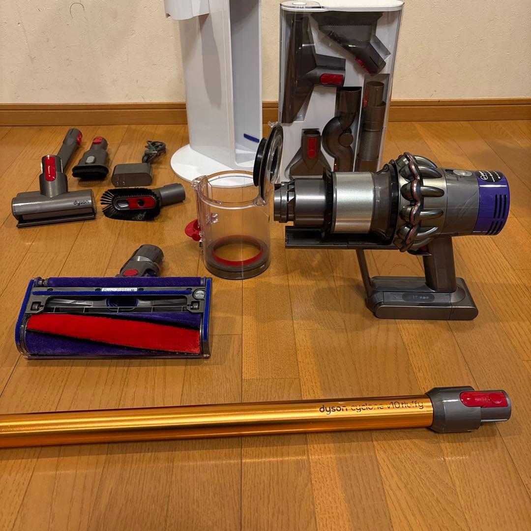 ダイソンV10 SV12 美品！　スタンド付き　分解洗浄除菌整備済み　SD-1
