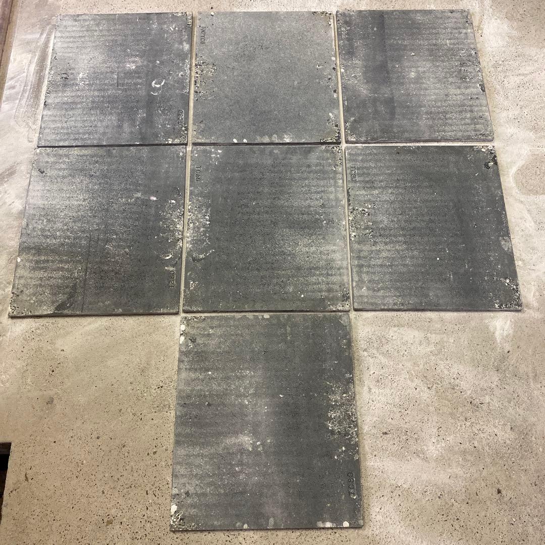 【中古品】陶芸　棚板35×40(厚8mm)7枚組①(スリット無し)