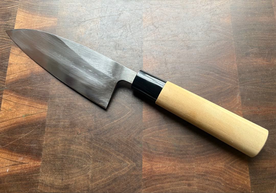 堺打刃物　出刃　150mm 包丁　白鋼　和包丁　釣り　捌き　未使用