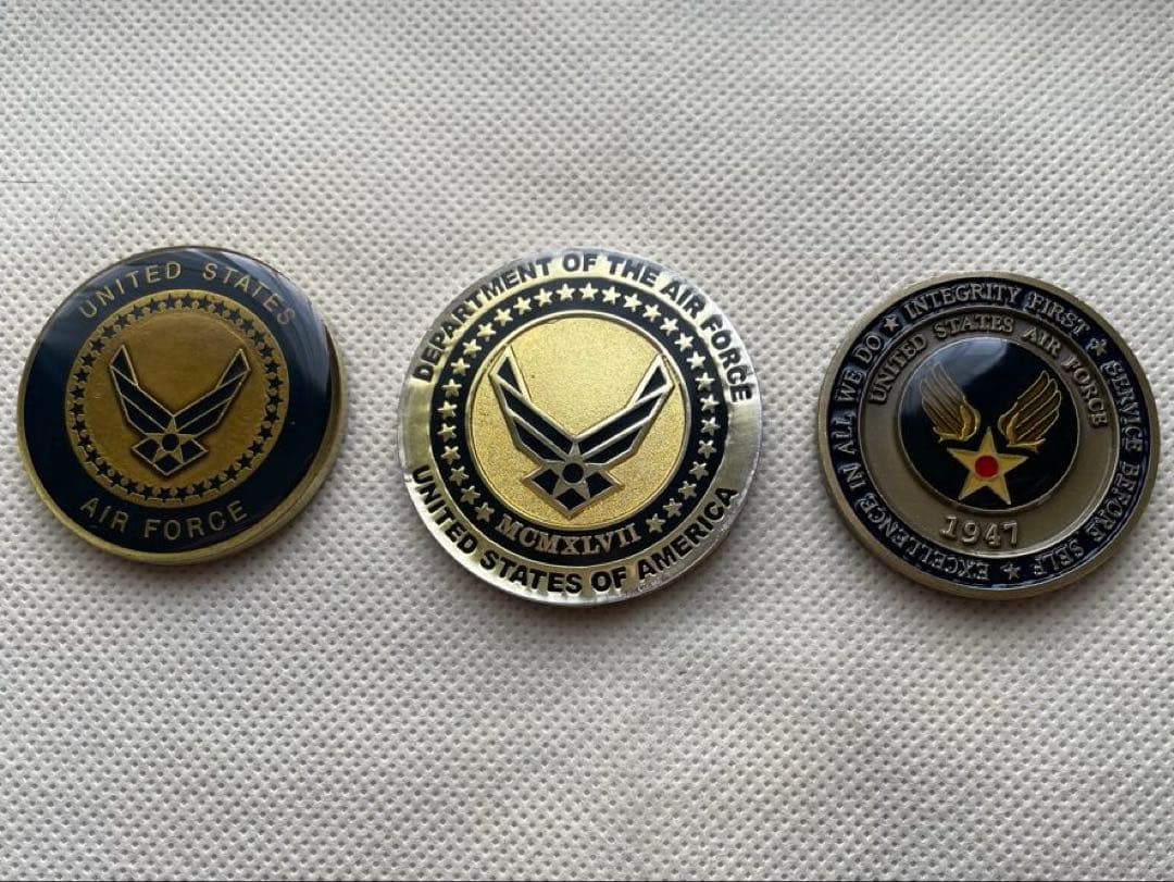 アメリカ空軍　チャレンジまとめ売り　8枚セット！