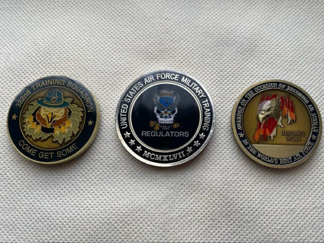 アメリカ空軍　チャレンジまとめ売り　8枚セット！