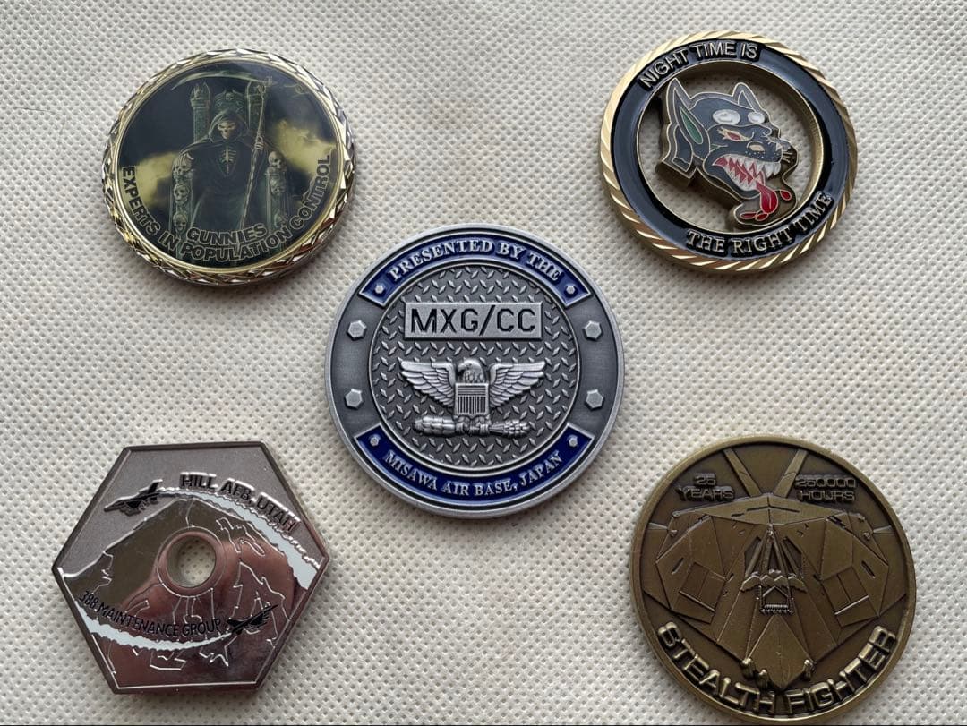 アメリカ空軍　チャレンジまとめ売り　8枚セット！