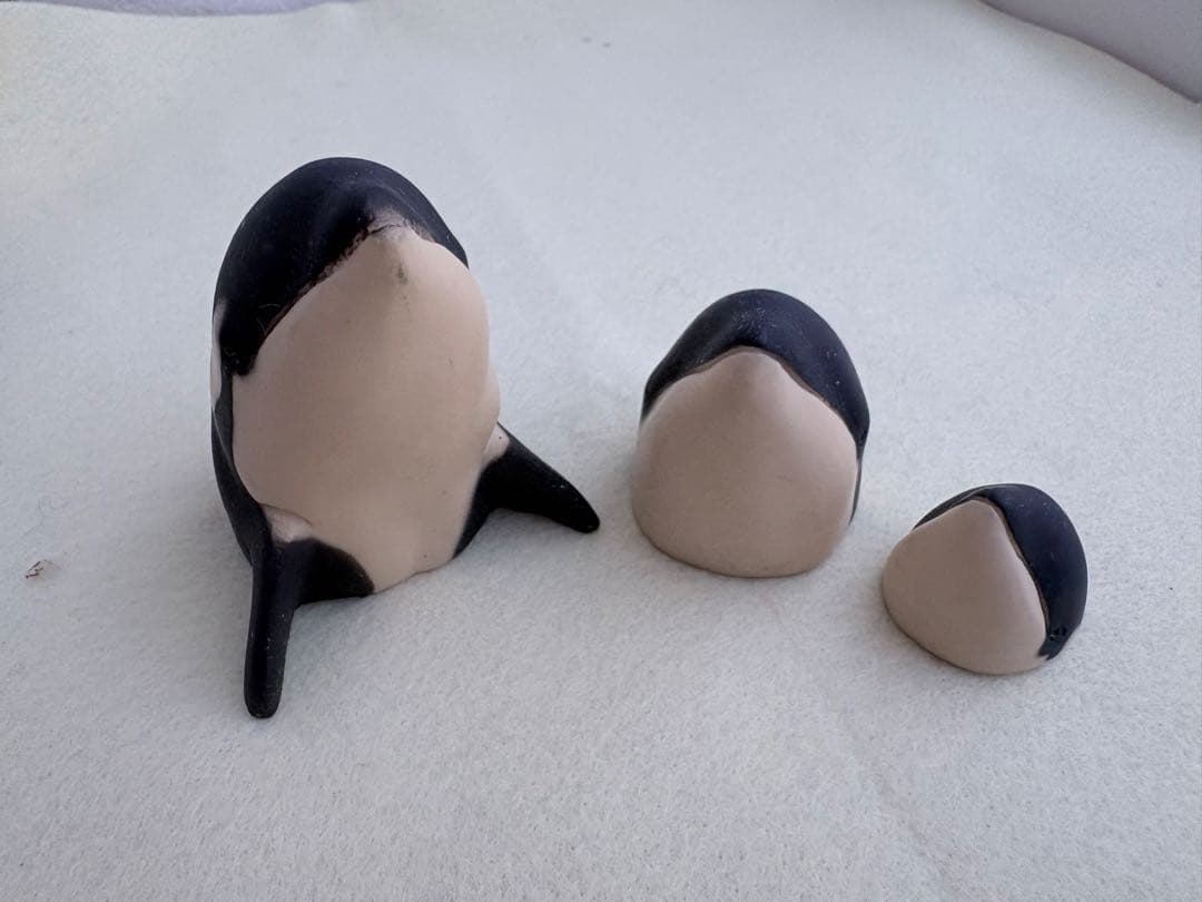 水生動物モデルコレクション アクアランド シリーズシャチ親子