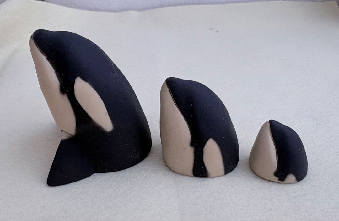 水生動物モデルコレクション アクアランド シリーズシャチ親子