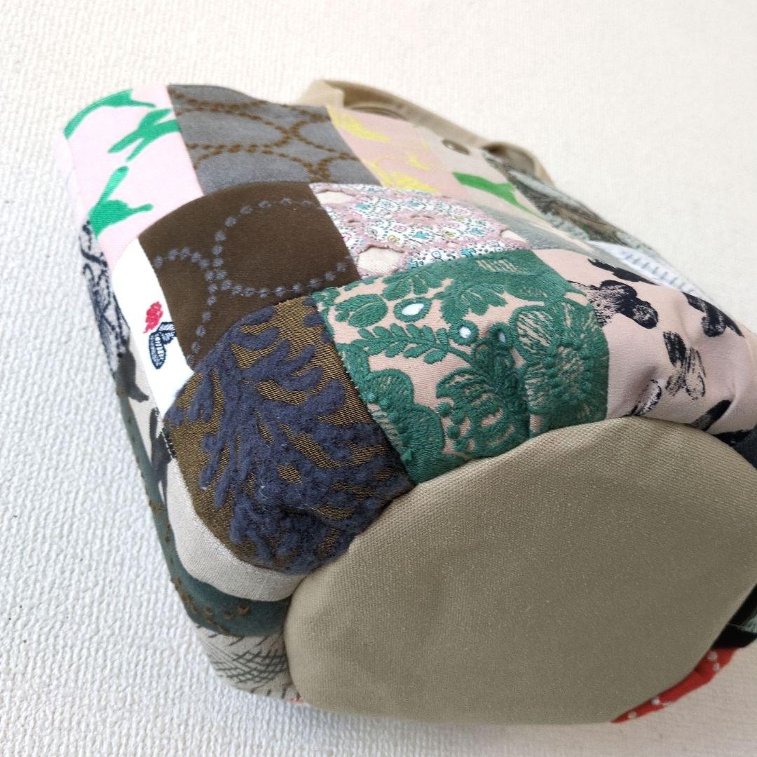 モザイクパッチのバケツバッグ＊ミナペルホネン