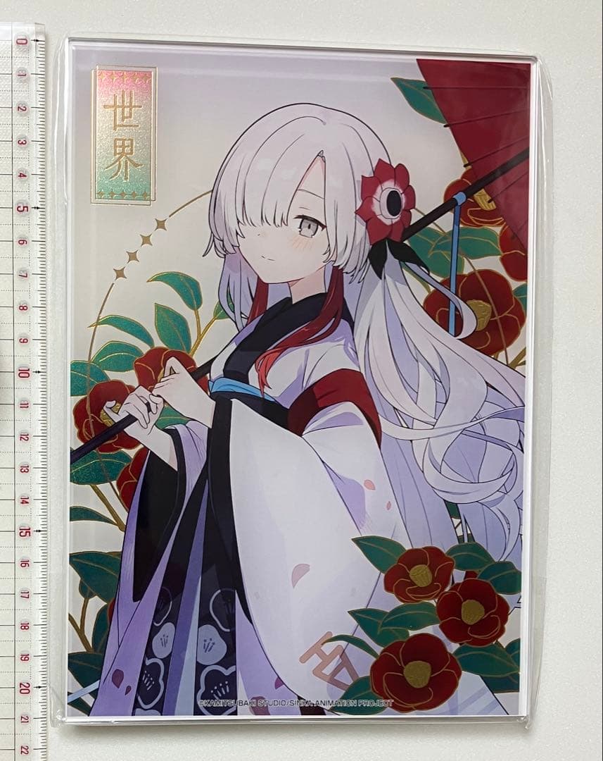 神神椿市建設中。キャラポップストア限定販売 箔入りアクリルプレート 夜河世界