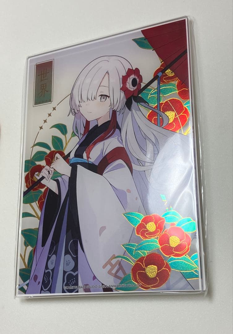 神神椿市建設中。キャラポップストア限定販売 箔入りアクリルプレート 夜河世界