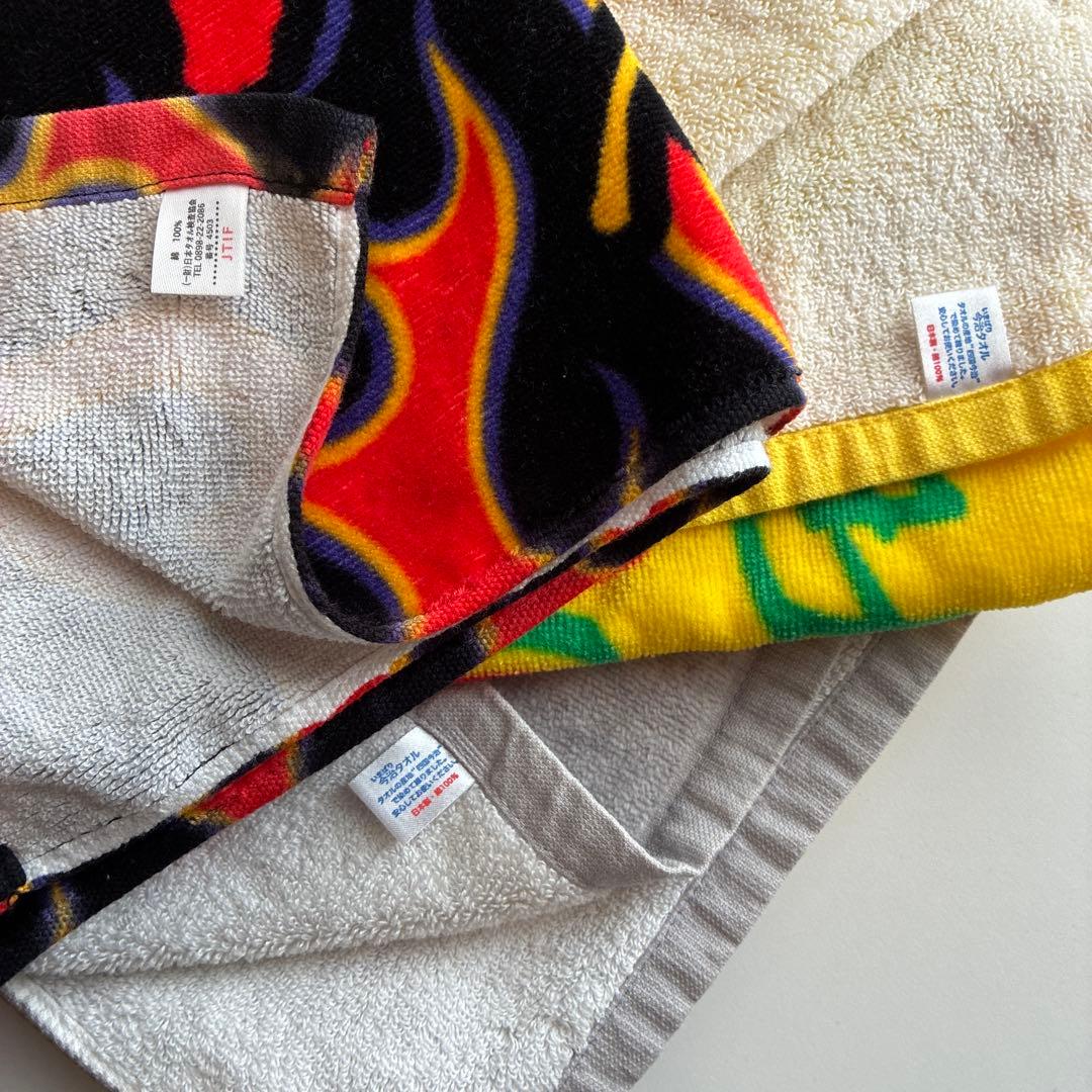 WANIMA タオル 炎模様　ボイダン　3枚セット