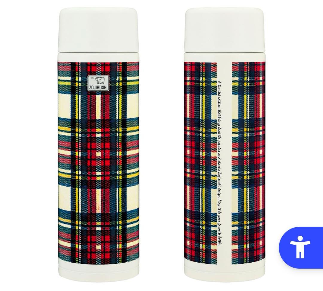 新品/象印/シームレスステンレスマグ SM-ZB48DC_WZ ホワイトチェック