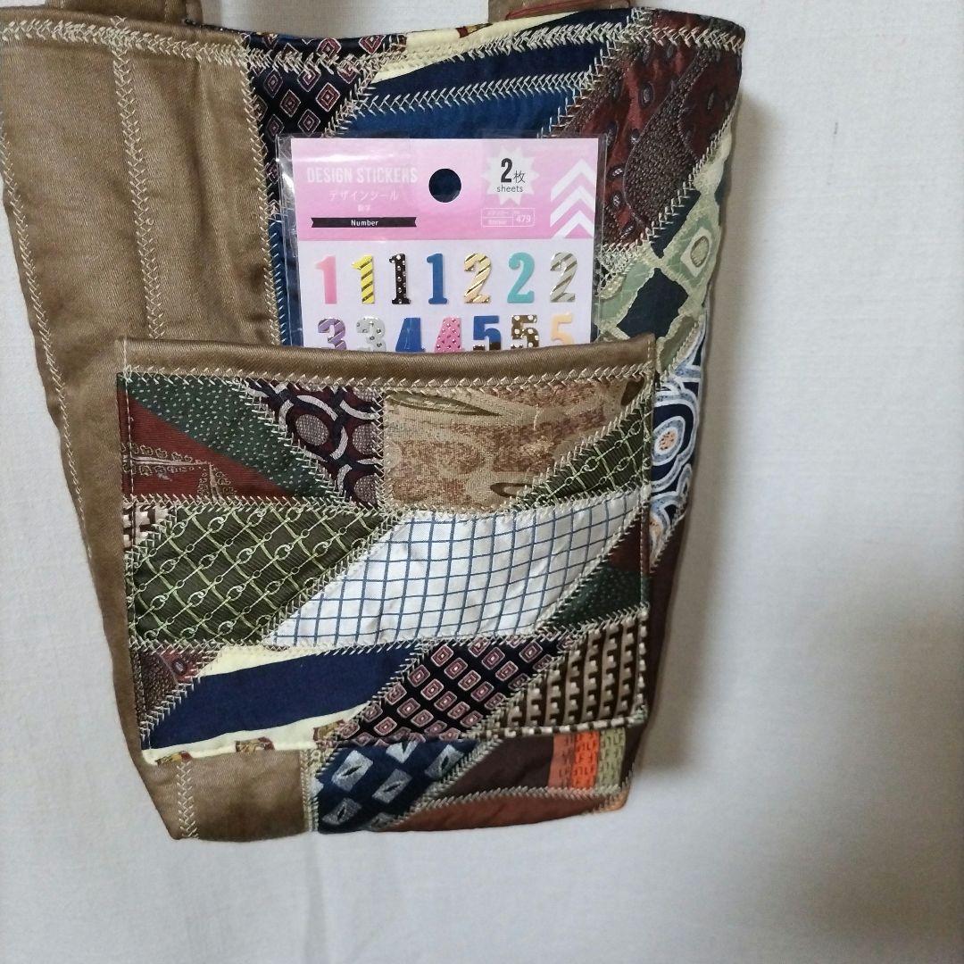 ネクタイリメイク　トートバック
