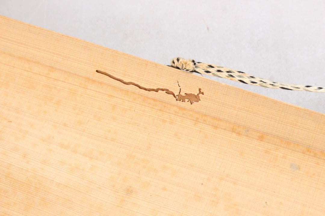 No5096 掛軸　増井倉山　三行書　紙本　合箱　書画　茶道具　古美術　送料無料