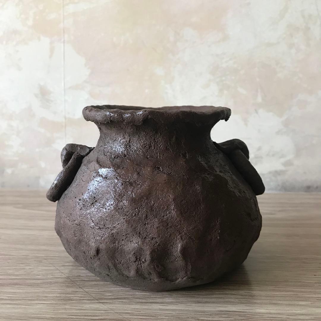 常滑焼　紐作り　壺3点