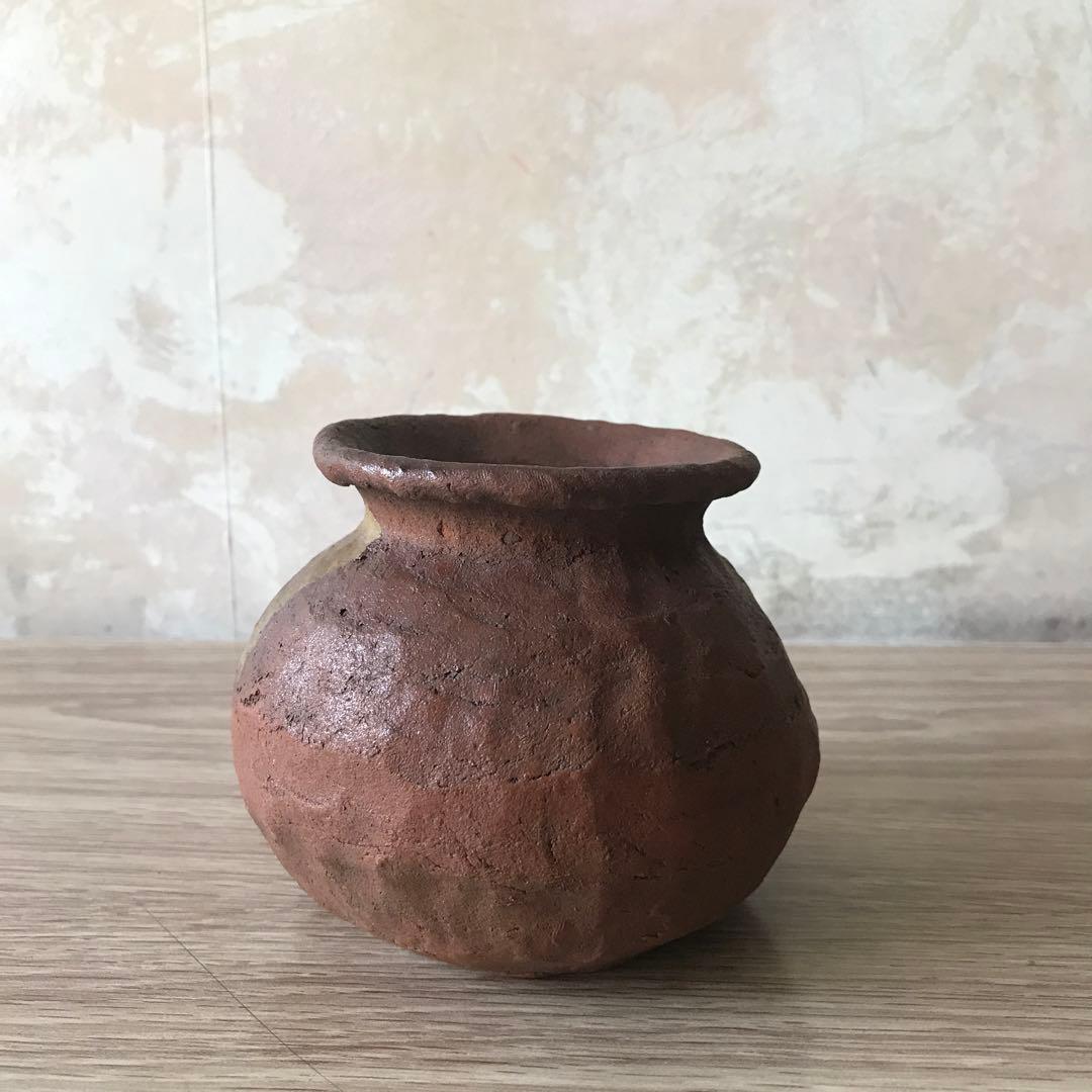 常滑焼　紐作り　壺3点