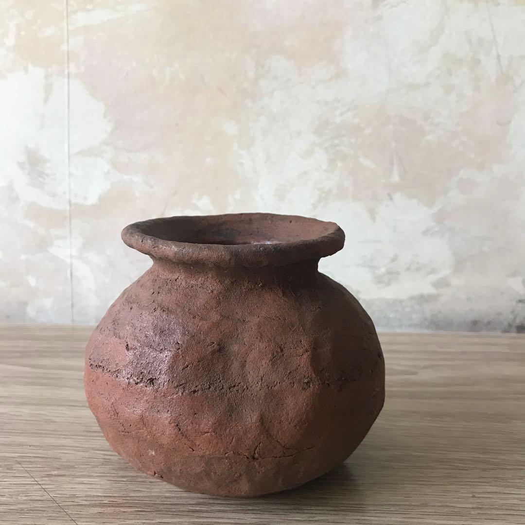 常滑焼　紐作り　壺3点