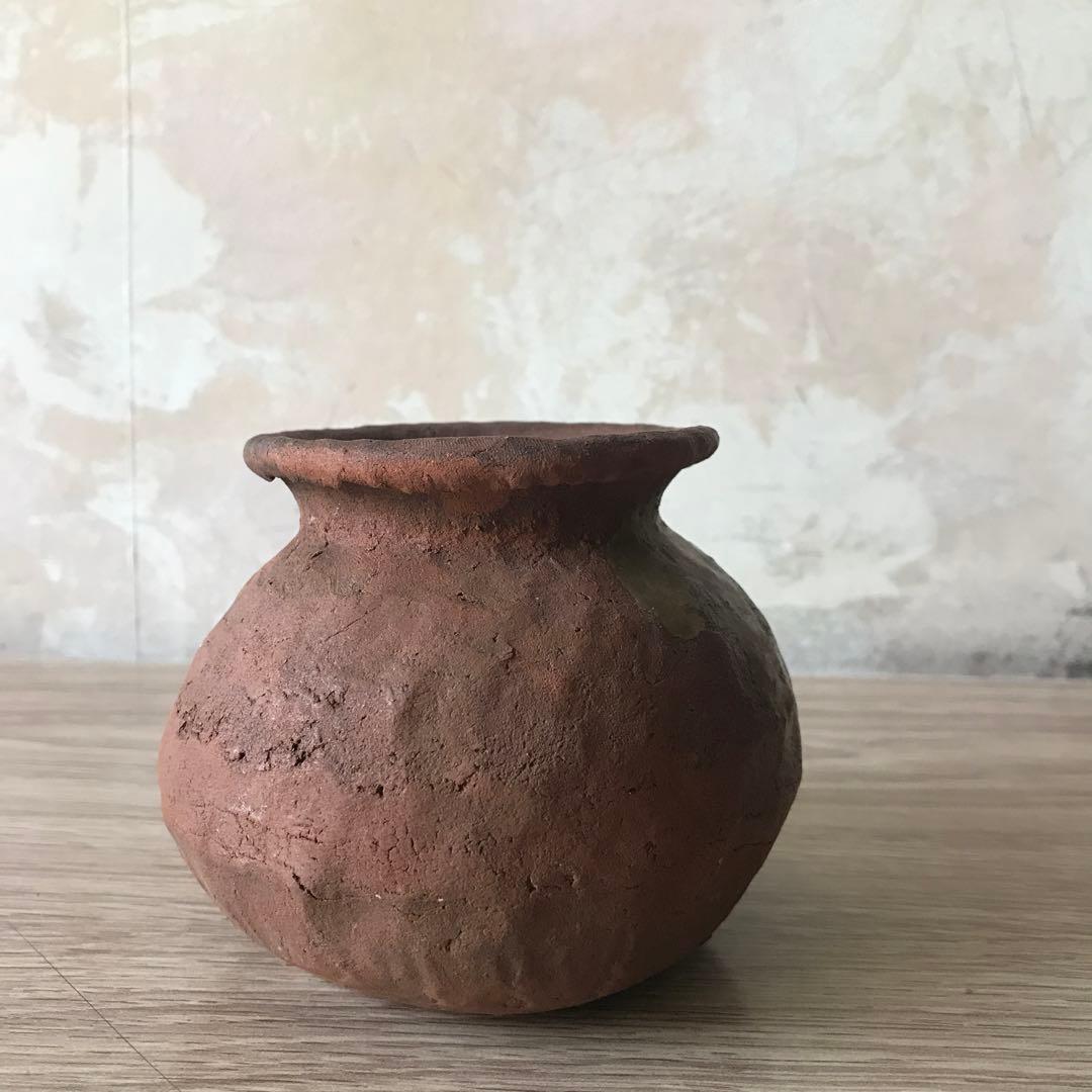 常滑焼　紐作り　壺3点