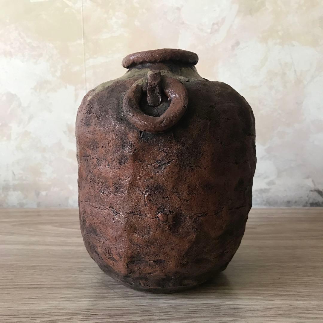 常滑焼　紐作り　壺3点