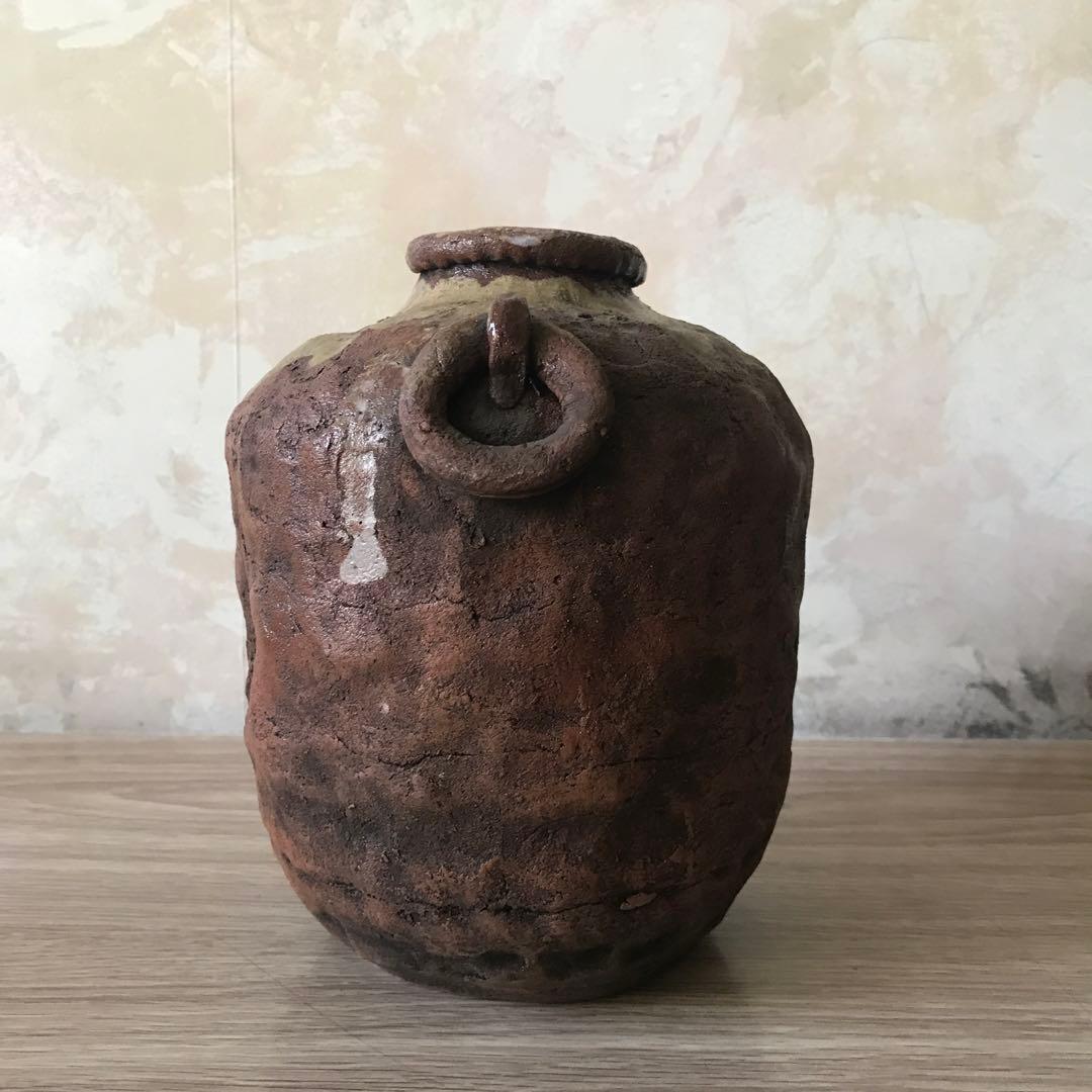 常滑焼　紐作り　壺3点