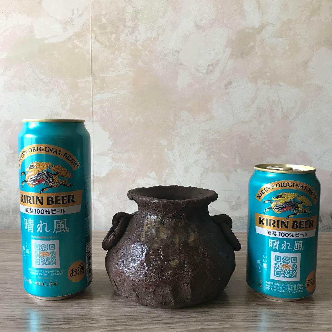 常滑焼　紐作り　壺3点