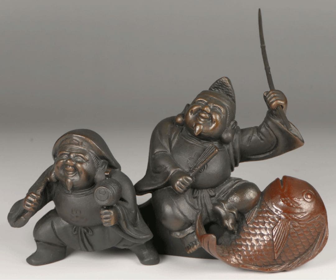 鯛つり福の神　大峰 作