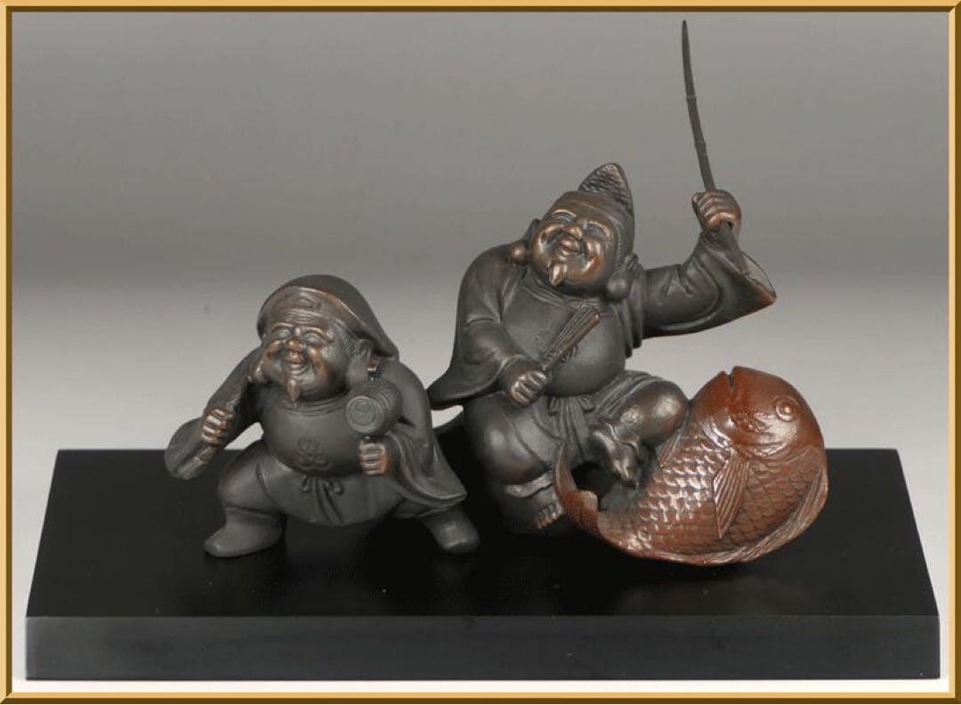 鯛つり福の神　大峰 作