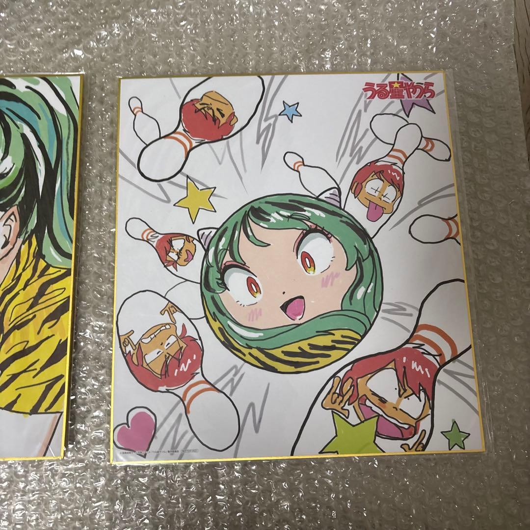 2枚セット　うる星やつら　Blu-ray購入特典　ラムちゃん　書き下ろし　色紙