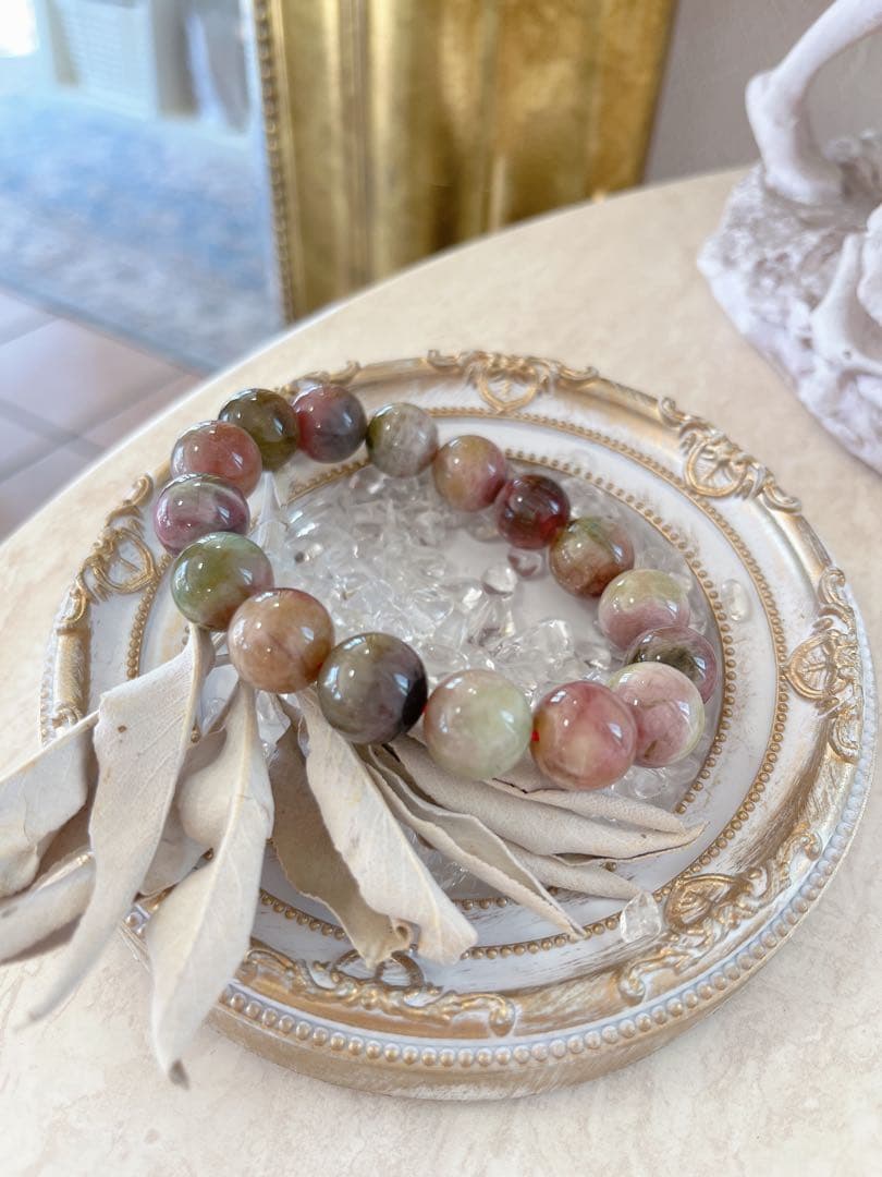 トルマリン12.5ミリブレスレット