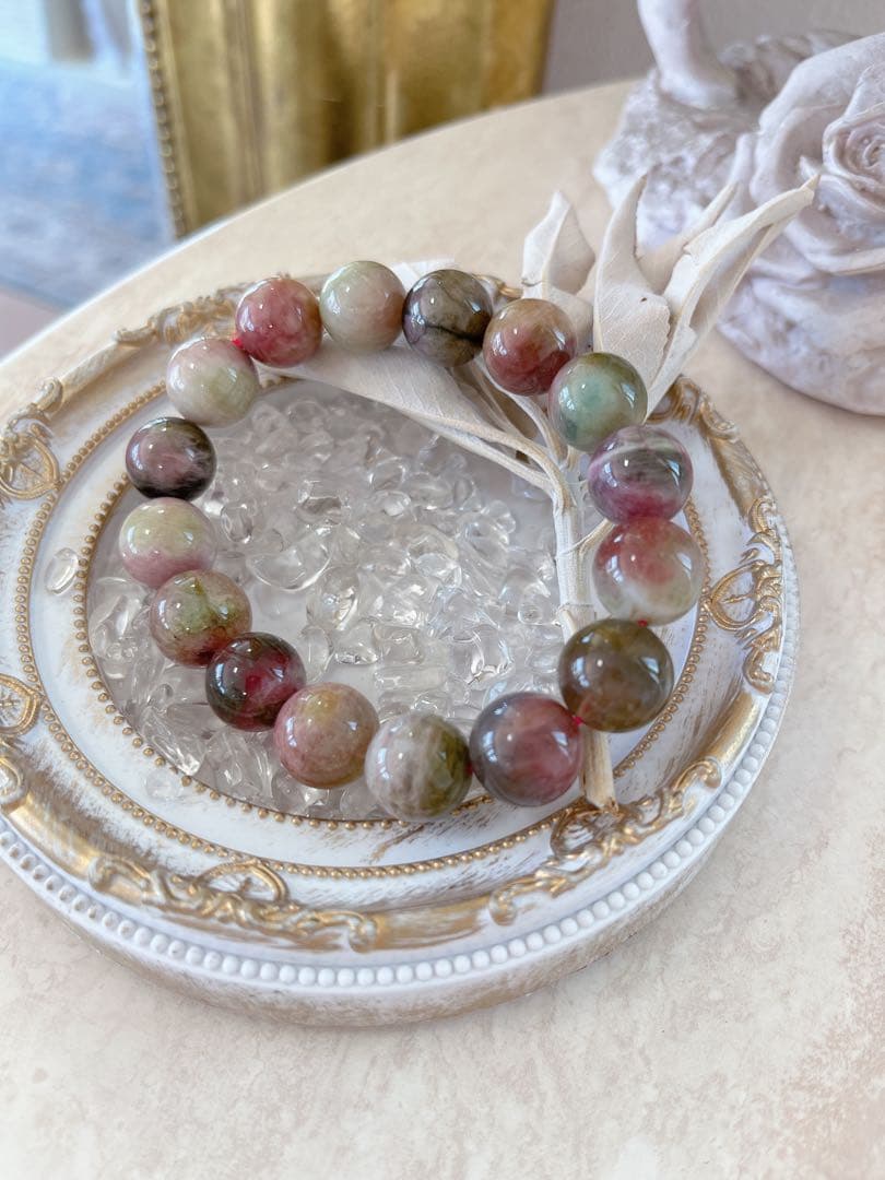 トルマリン12.5ミリブレスレット