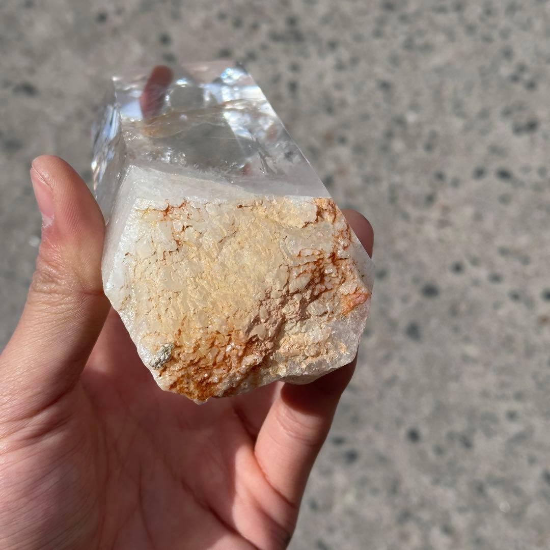 天然石虹いっぱい水晶のポイント　ご購入前に在庫確認必要G.755