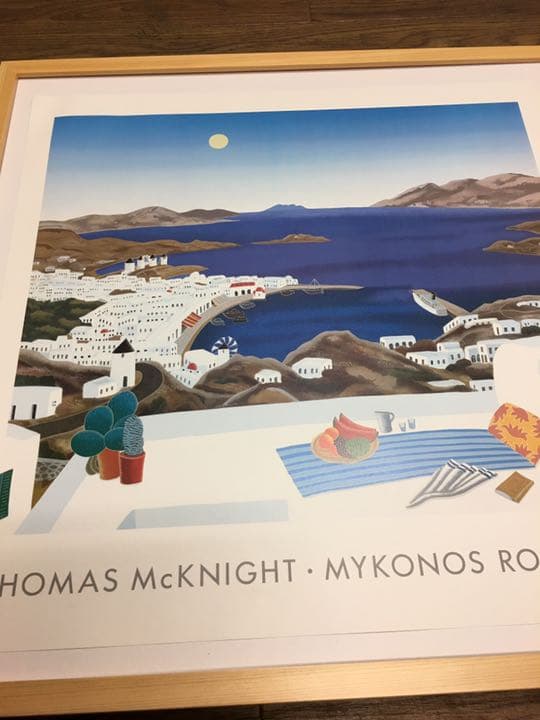 マックナイトポスター額装50センチ正方形額