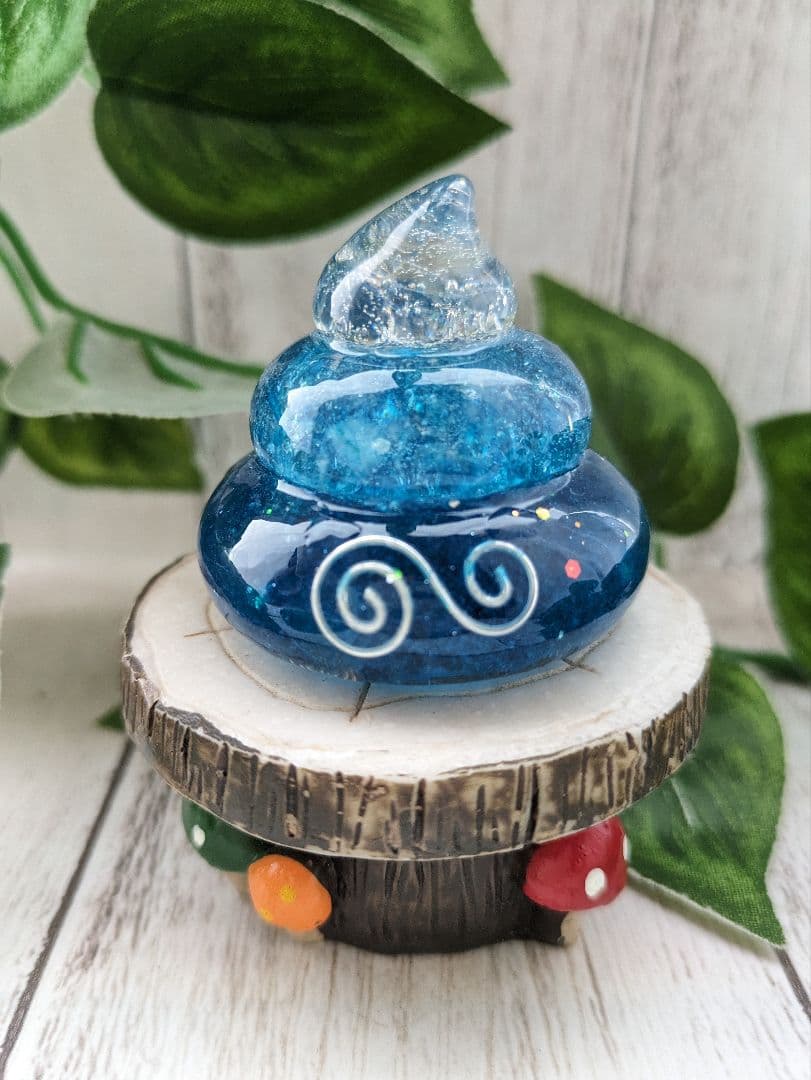 【イカ人参】まっきっきのうんこちゃん形オルゴナイト☆他３点