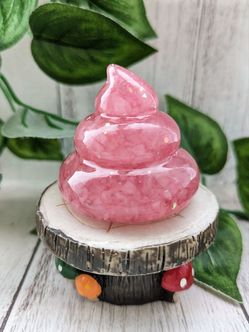 【イカ人参】まっきっきのうんこちゃん形オルゴナイト☆他３点